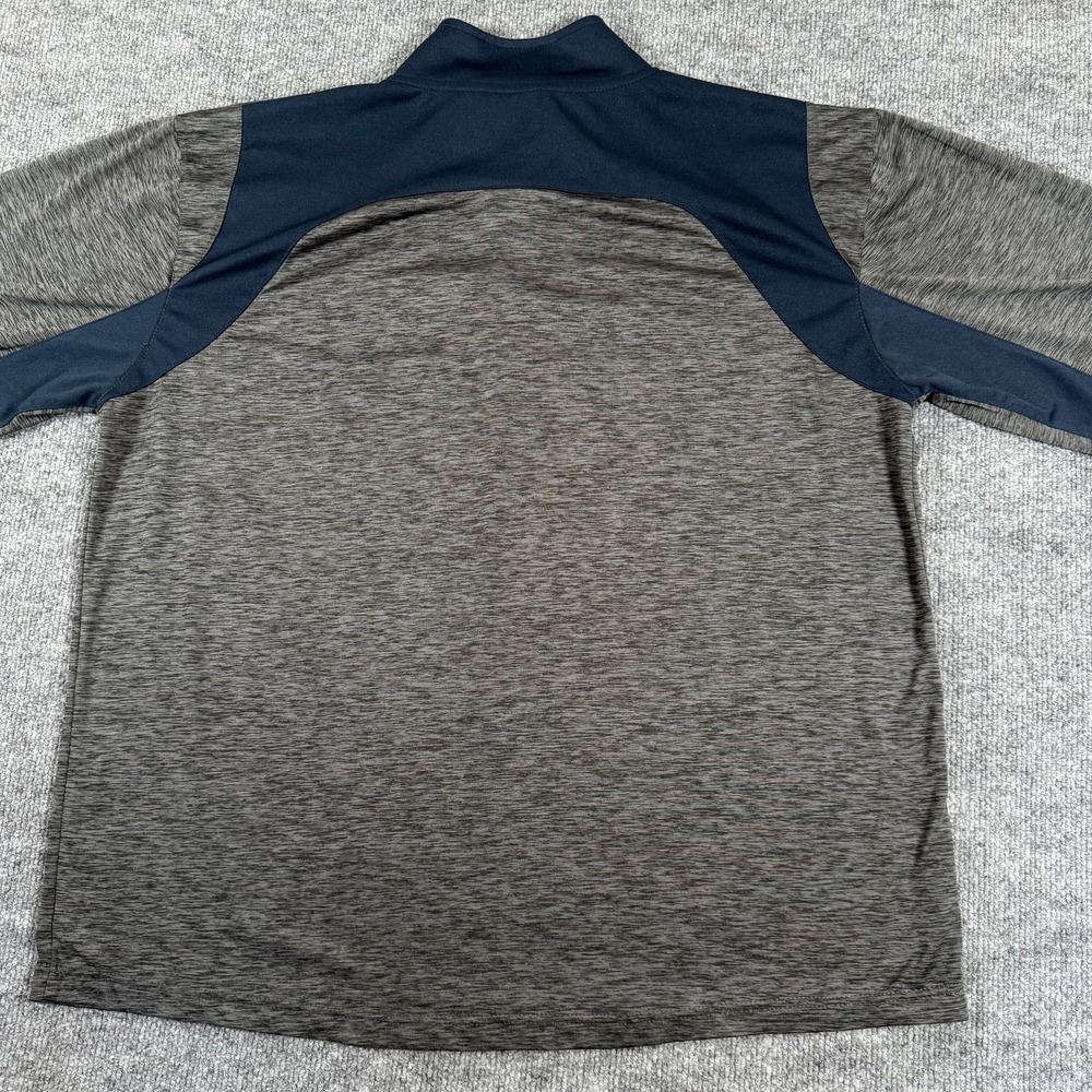 ESPN Monday Night Football Shirt Mens XL Gray NFL Football Quarter Zip Pullover - Picture 10 of 13